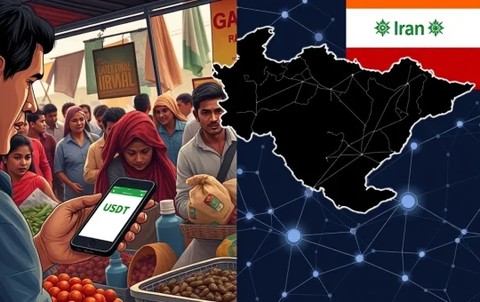 Tether's dual role in Venezuela and Iran showing stablecoin adoption alongside sanction evasion concerns
