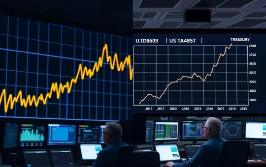 US Treasury yield spread widening creates downward pressure on Bitcoin prices as interest rates rise