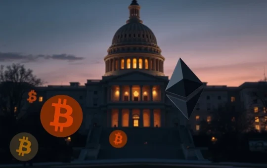 US Capitol building representing the urgent legislative debate over the crypto market structure bill and CLARITY Act.