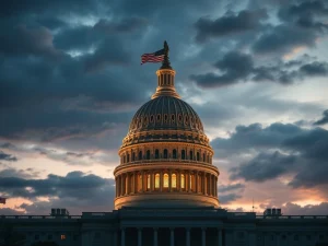 US Capitol building where Trump and Democrats reached government shutdown spending deal