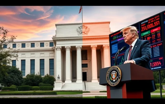 Federal Reserve interest rates decision under political pressure from Trump administration