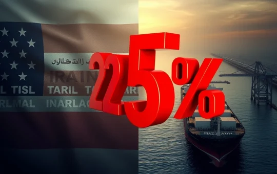 Analysis of Trump's 25% tariff threat against countries trading with Iran and its economic implications