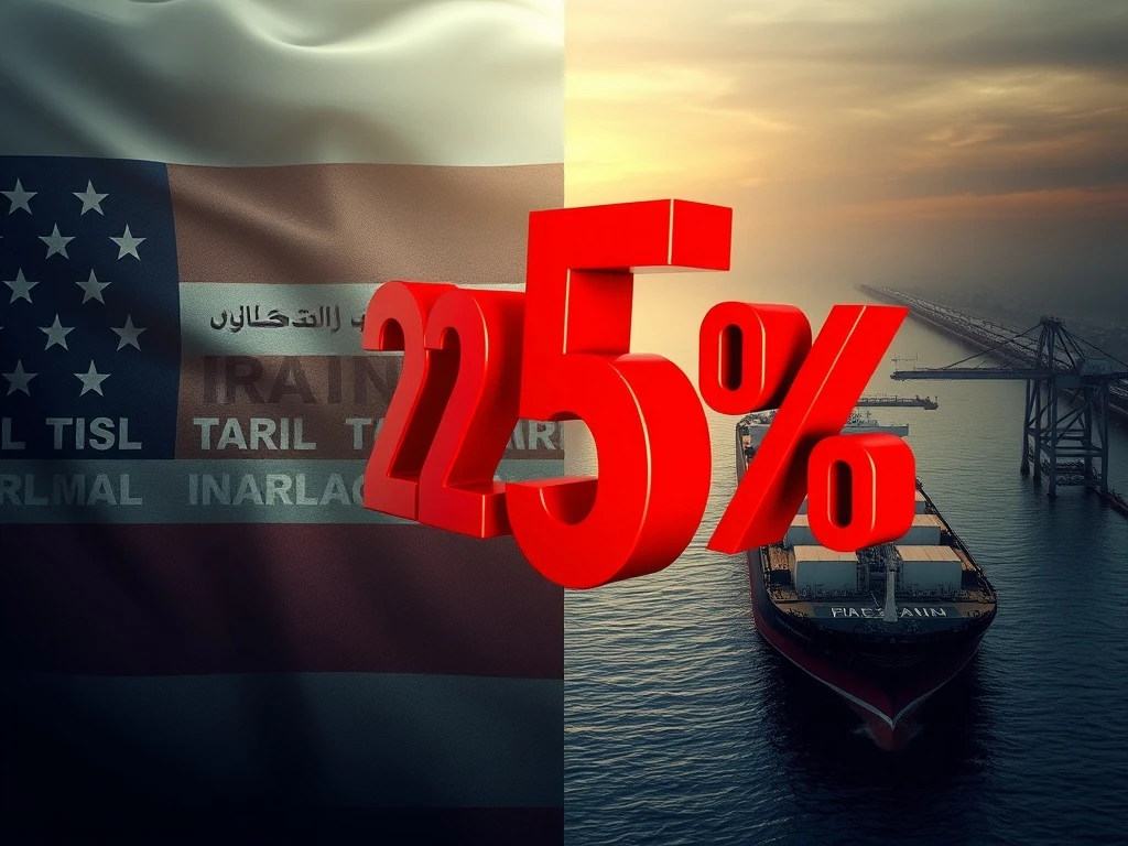 Analysis of Trump's 25% tariff threat against countries trading with Iran and its economic implications