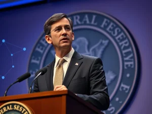 Kevin Warsh nominated as Federal Reserve chair by President Trump, signaling potential crypto policy changes.