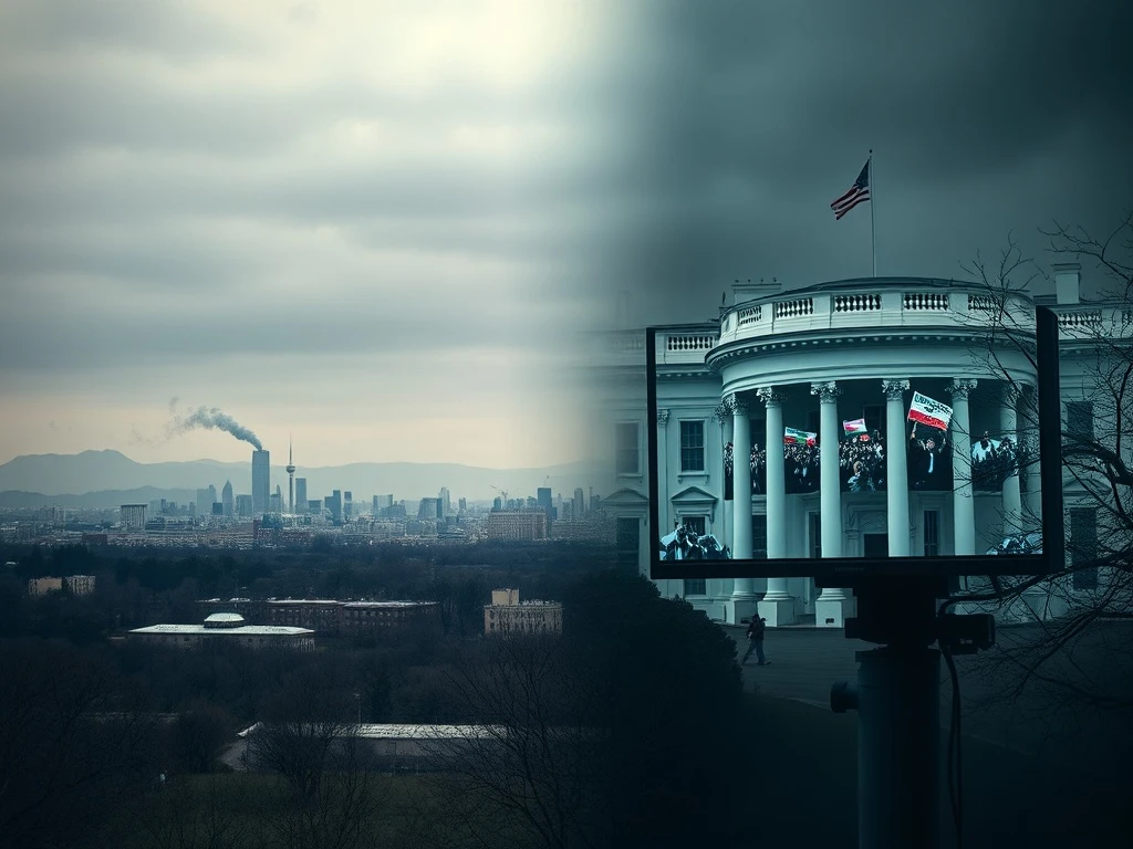 Trump monitoring Iran protests with potential strong response creating geopolitical tension