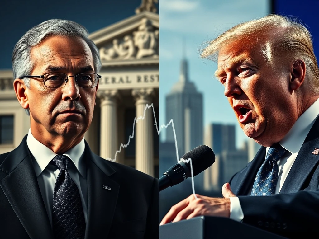 Federal Reserve Chair Jerome Powell faces replacement announcement by President Trump causing market uncertainty