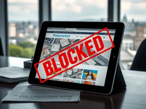 Ukraine's 2025 ban on the Polymarket prediction platform classified as gambling.