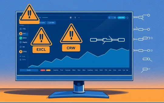 Upbit exchange interface showing withdrawal suspension for RVC, EXCL, and CRW cryptocurrencies due to network issues