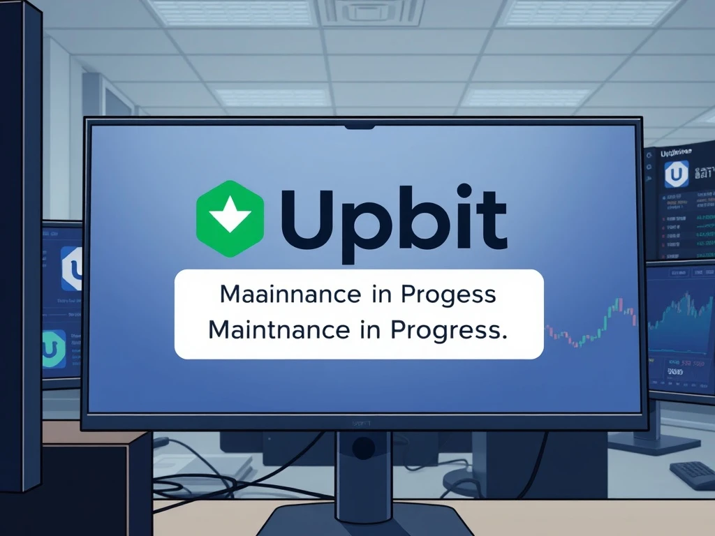 Upbit exchange temporarily suspends Worldcoin WLD deposits and withdrawals for system maintenance
