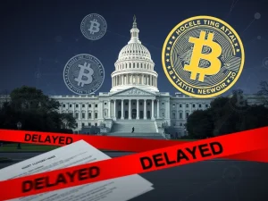 US Bitcoin reserve initiative delayed by bureaucratic gridlock and legal complexities in Washington DC