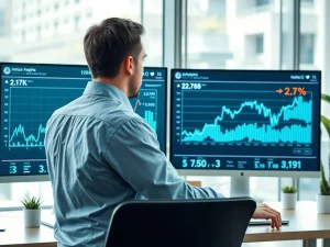 Analyst reviewing US CPI inflation data showing 2.7% year-over-year increase for December 2024