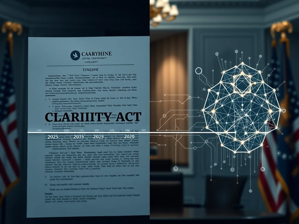 US crypto bill CLARITY Act implementation timeline showing multi-year regulatory process