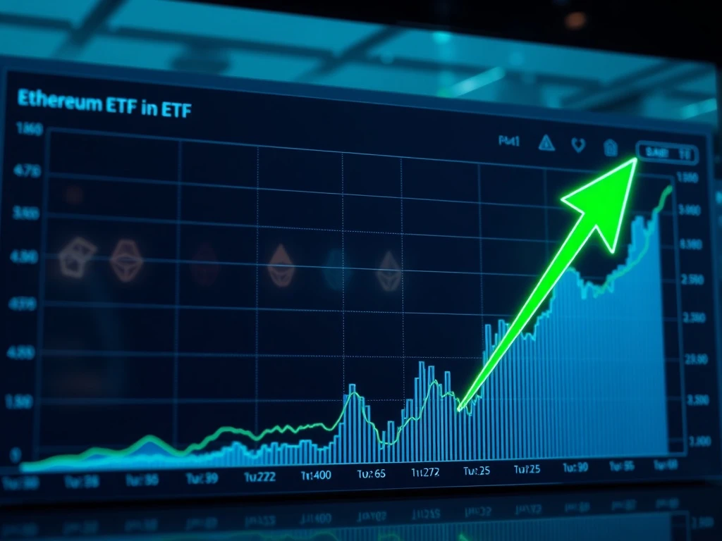 Analysis of the January 2025 spot Ethereum ETF inflow showing a reversal in investor sentiment.