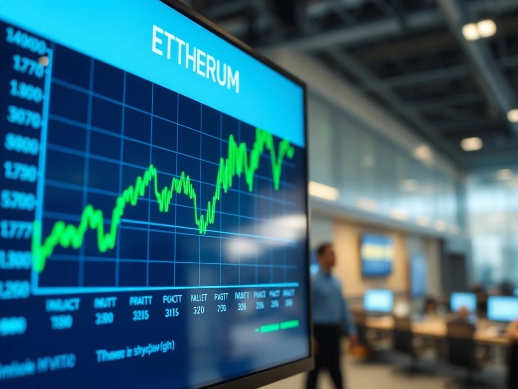 Chart showing growth of spot Ethereum ETF investments and daily inflows