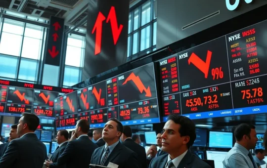 US stocks close lower as major indices show significant declines during Tuesday trading session