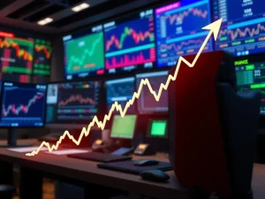 U.S. 10-year Treasury yield chart showing a sharp rise to a 4-month high impacting financial markets