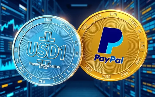 USD1 stablecoin surpasses PYUSD in digital dollar market competition with Eric Trump announcement