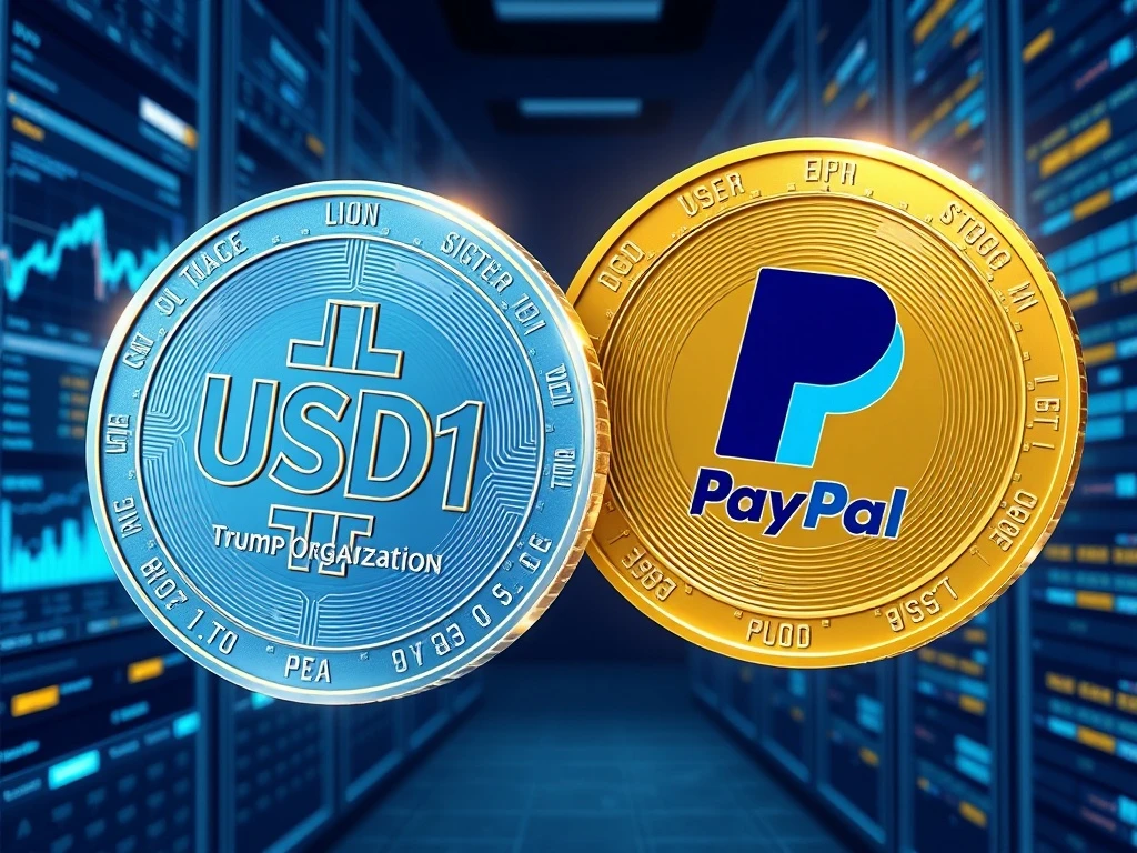 USD1 stablecoin surpasses PYUSD in digital dollar market competition with Eric Trump announcement