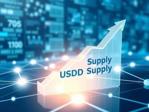 Analysis of the 250 million USDC minted and its impact on the stablecoin market.
