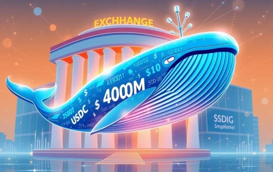 Analysis of $400 million USDC whale transfer to Binance exchange and market implications