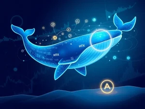 Massive USDT cryptocurrency transfer analysis from HTX exchange to Aave DeFi protocol