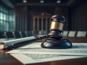 Courtroom scene symbolizing the sentencing for Utah cryptocurrency fraud and unlicensed exchange operation.