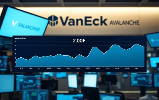 VanEck AVAX ETF experiences zero investor inflows during debut amid negative crypto market sentiment