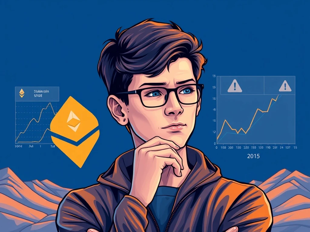 Vitalik Buterin warning about stablecoin market risks and Ethereum solutions for cryptocurrency stability