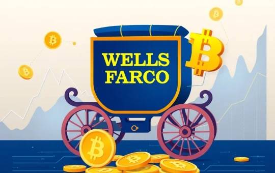 Wells Fargo Bitcoin ETF investment analysis showing institutional crypto adoption trend