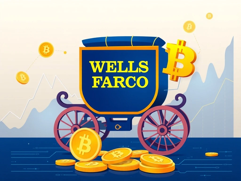 Wells Fargo Bitcoin ETF investment analysis showing institutional crypto adoption trend