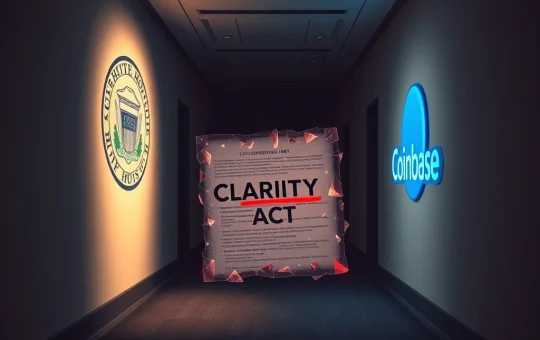 White House and Coinbase in a standoff over the crypto market structure bill and DeFi regulation.