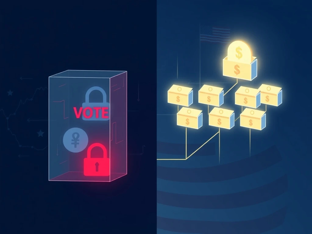 WLFI governance vote controversy showing locked tokens and centralized decision-making in stablecoin project