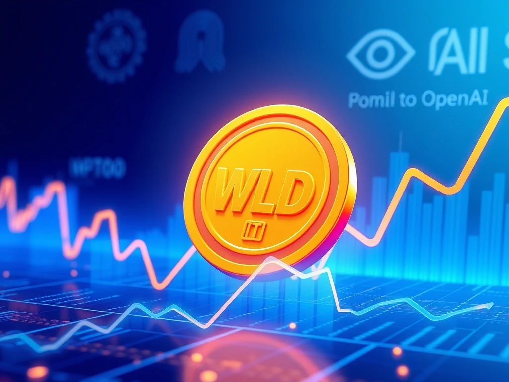 Worldcoin WLD token price surge analysis with OpenAI biometric social network connection