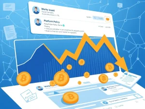 InfoFi token market decline following X platform policy changes restricting incentivized posting