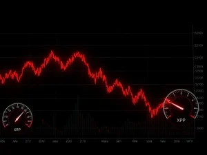 XRP investor sentiment analysis showing extreme fear stage with price decline data visualization