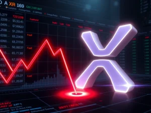 Analysis of the critical bearish signal flashing for XRP price and its historical implications.