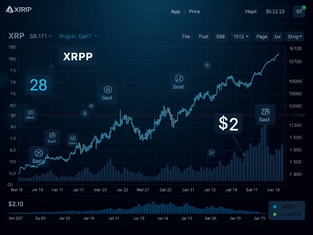 XRP price prediction analysis showing institutional investment driving value above $2 with 2026 outlook