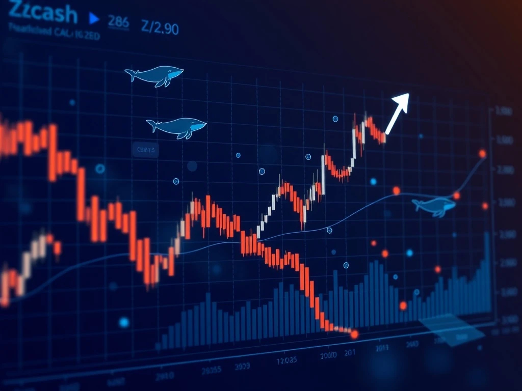 Zcash price analysis showing whale accumulation during market dip with potential rally indicators