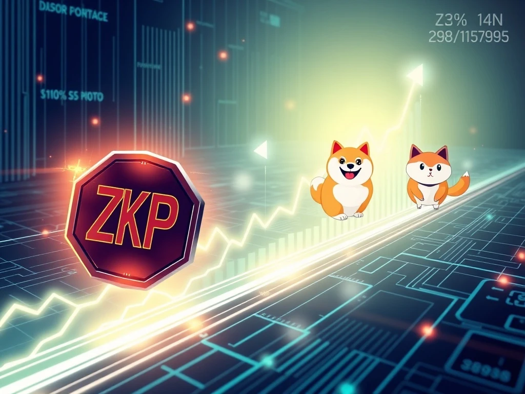 ZKP cryptocurrency dominates market as Zcash faces resistance and Shiba Inu stabilizes in 2025 blockchain landscape