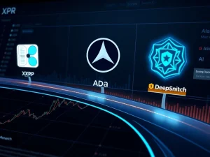 Comparative analysis of XRP, Cardano, and DeepSnitch AI altcoin investment opportunities during market corrections