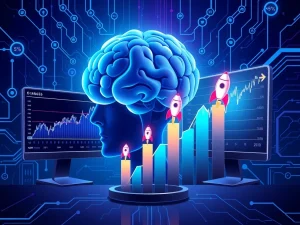 AI analyzing crypto presale data for high-risk, high-reward investment opportunities in 2026