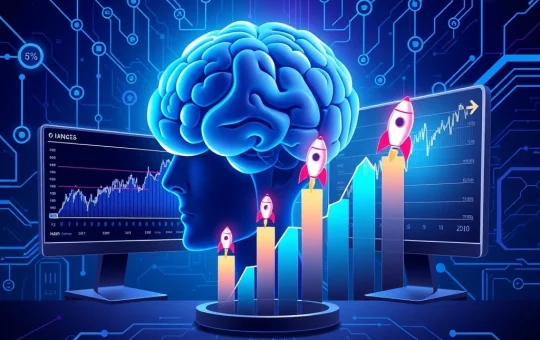 AI analyzing crypto presale data for high-risk, high-reward investment opportunities in 2026