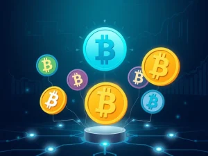 Analysis of best cryptocurrencies for long-term investment showing blockchain technology and market trends