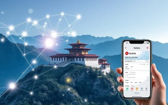 Bhutan launches a pioneering Solana blockchain visa system for digital nomads and crypto tourism.