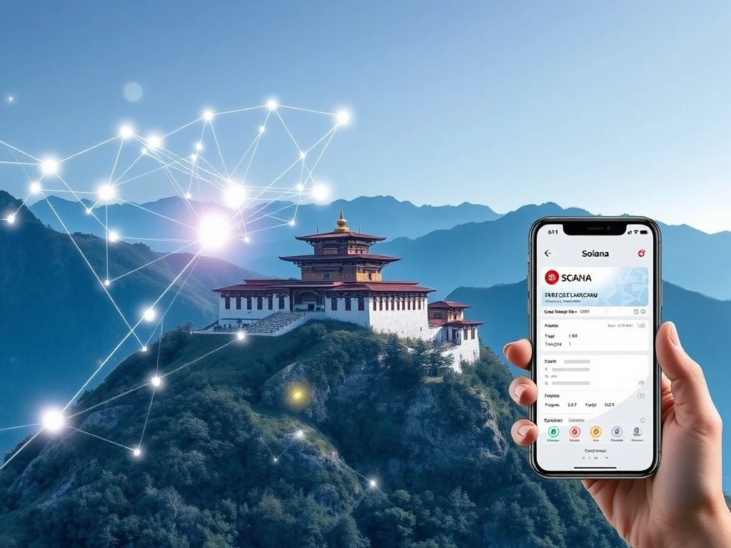 Bhutan launches a pioneering Solana blockchain visa system for digital nomads and crypto tourism.