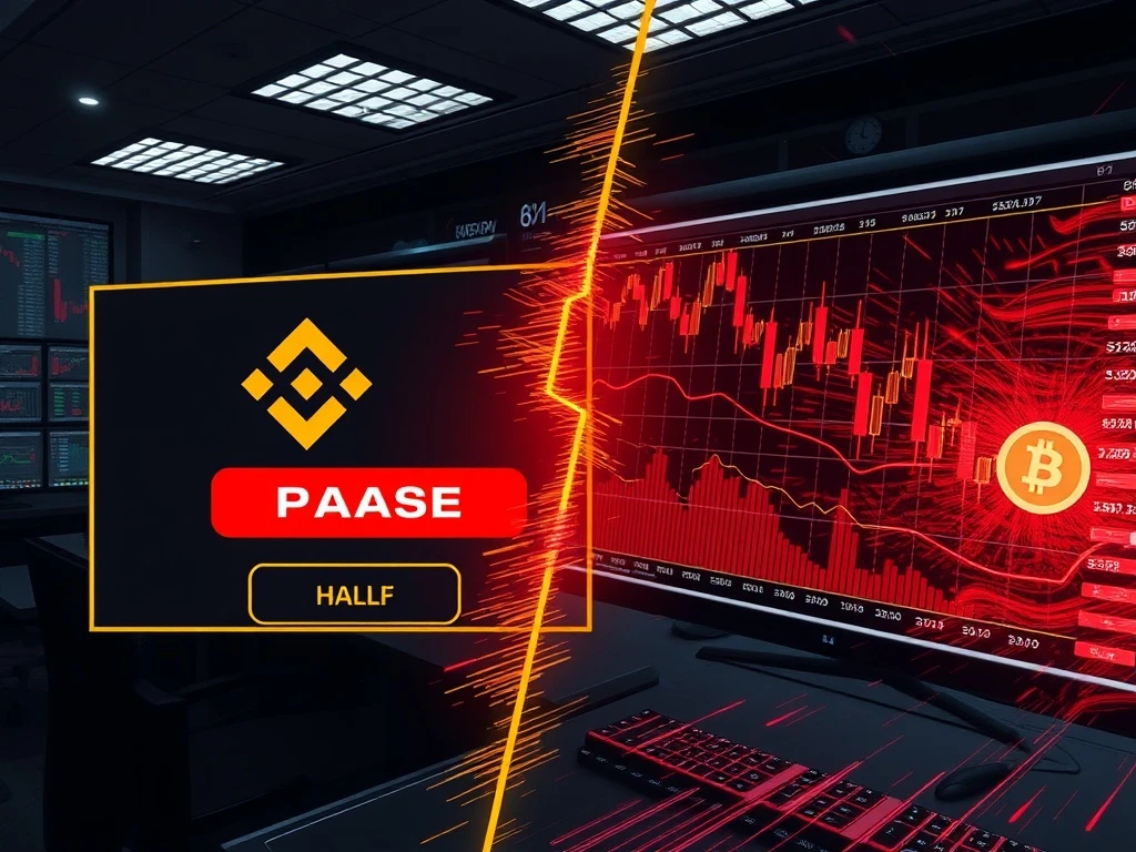 Binance and Bybit halt withdrawals during Bitcoin selloff causing market panic