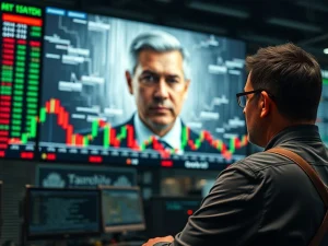 Yi He warns deepfake FUD is eroding crypto market confidence as a trader analyzes volatile charts.