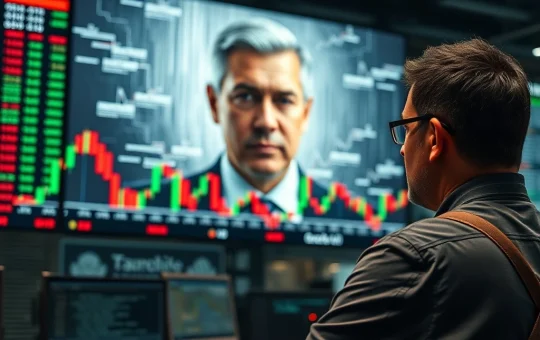 Yi He warns deepfake FUD is eroding crypto market confidence as a trader analyzes volatile charts.