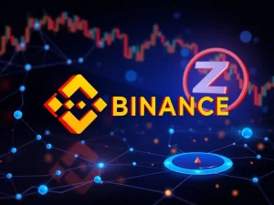Binance exchange listing ZAMA cryptocurrency for spot trading on digital asset platform