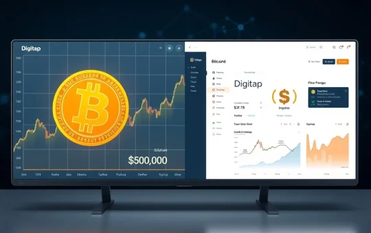 Analysis of Bitcoin price versus Digitap $TAP utility token as a February crypto investment